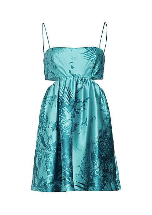 Floral Cut-Out Dress