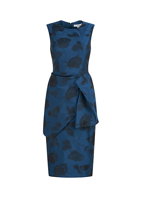 Floral Peplum Charm Dress