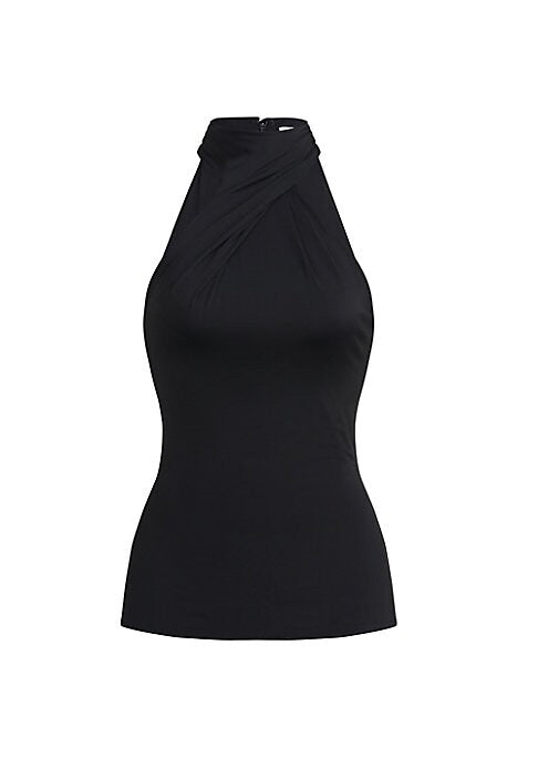 Twisted Neck Sleeveless Top