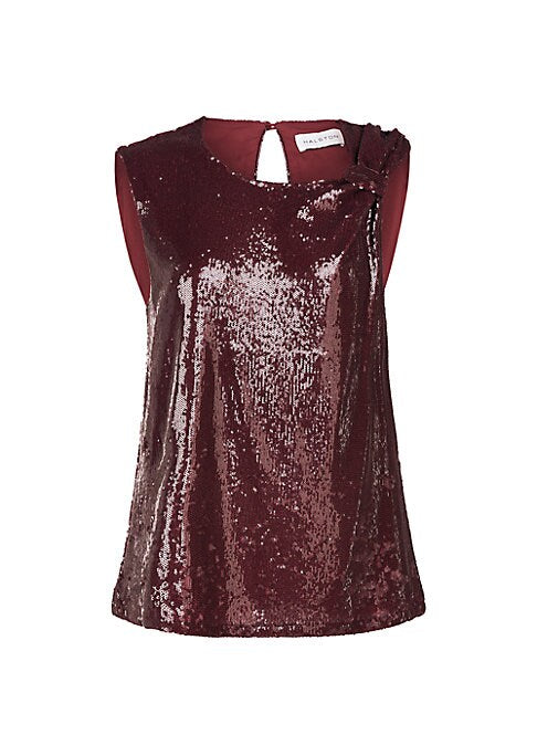 Sparkling Sleeveless Sequin Top