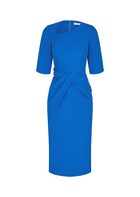 Chic Midi Pleat Dress