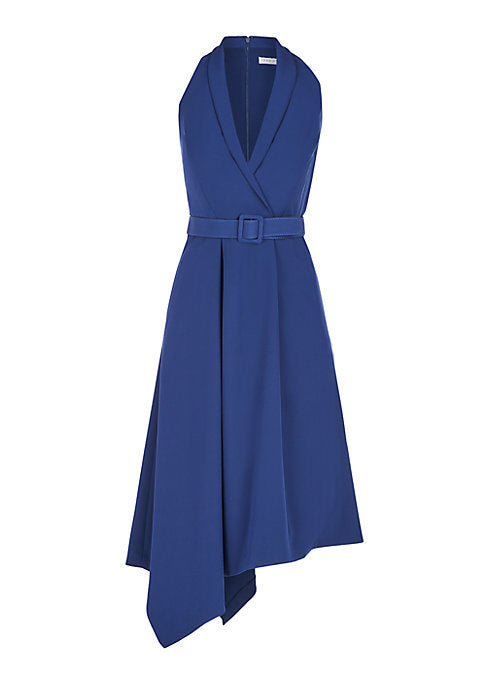 Chic Asymmetric Midi Dress