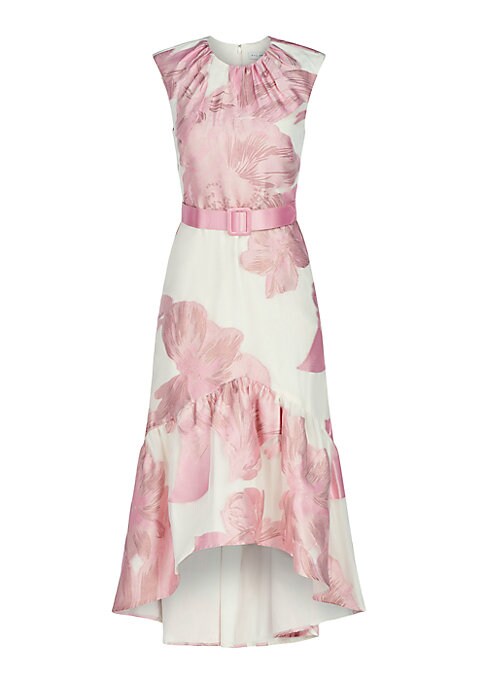 Floral High-Low Dress