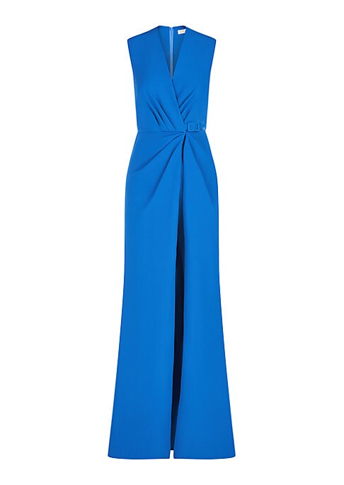 Stretch Crepe V-Neck Jumpsuit