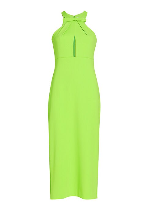 Chic Bow Cut-Out Dress
