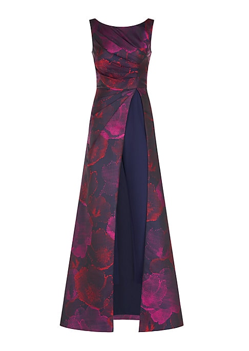 Floral V-Back Jumpsuit