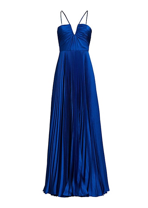 Regal Pleat Gown