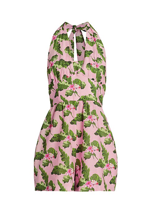 Tropical Breeze Halter Jumpsuit