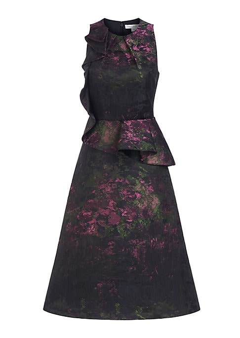 Floral Ruffle Midi Dress
