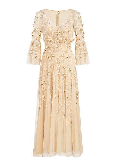Floral Tulle Midi Dress
