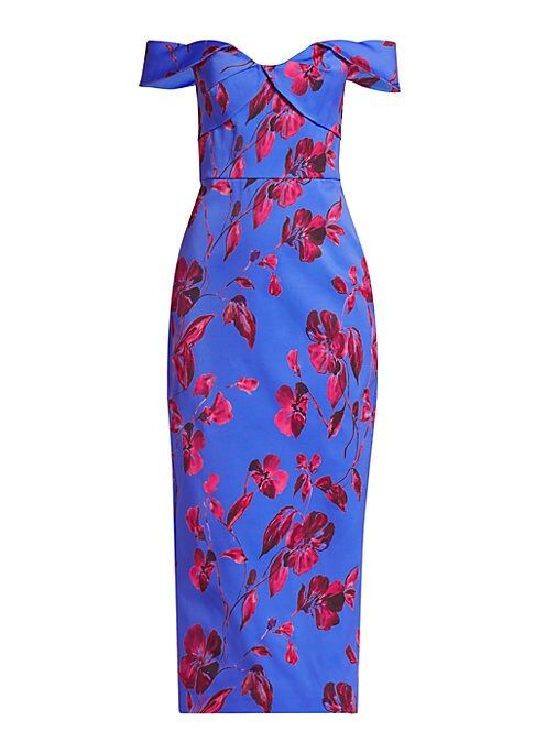 Floral Elegance Midi Dress
