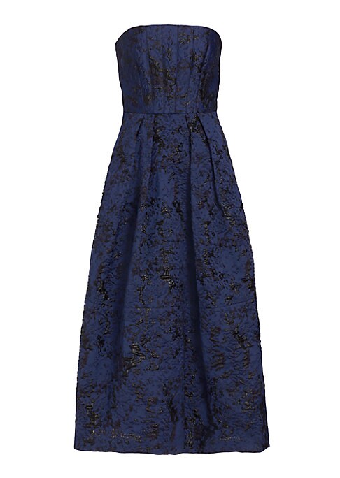 Luxe Strapless Midi Dress
