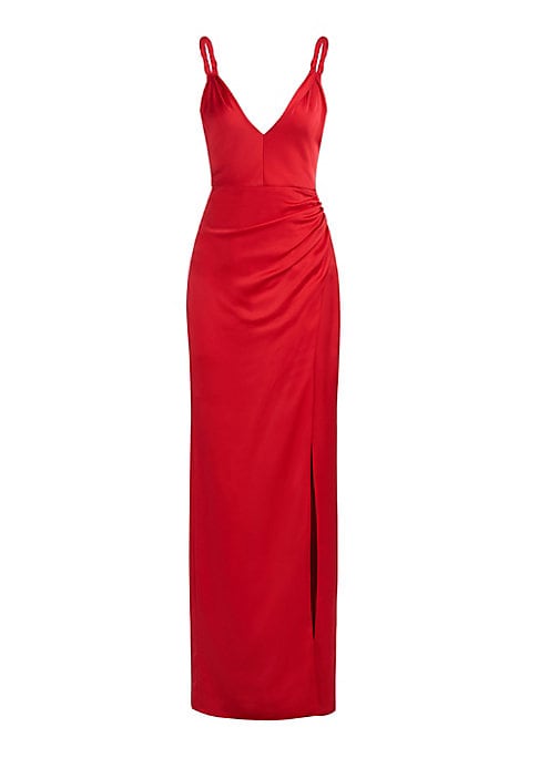 Lustrous Satin Showstopper Gown