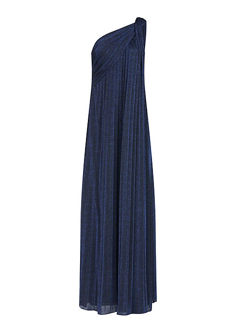 Elegant Asymmetric Draped Gown
