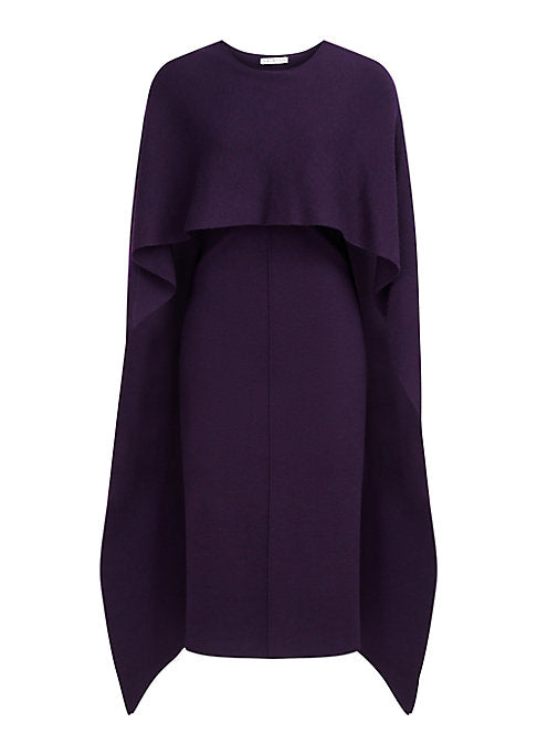 Chic Cape Knit Dress