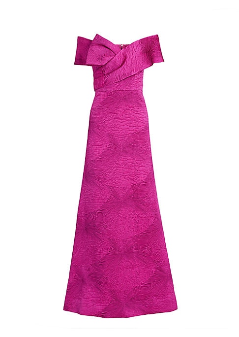 Bow Detail Evening Gown
