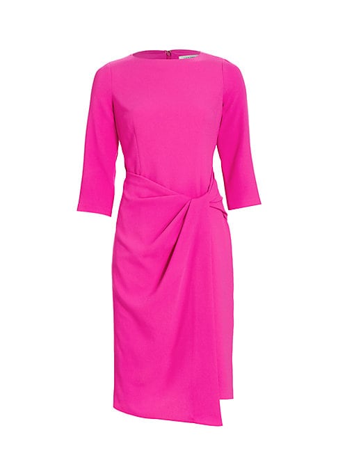 Knot Detail Wrap Dress