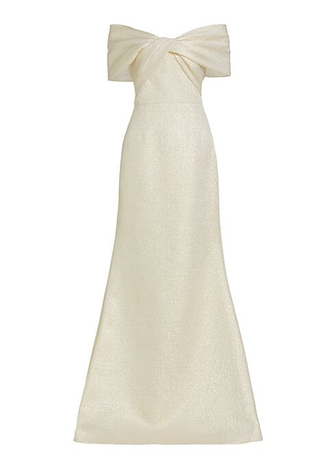 Metallic Elegance Gown