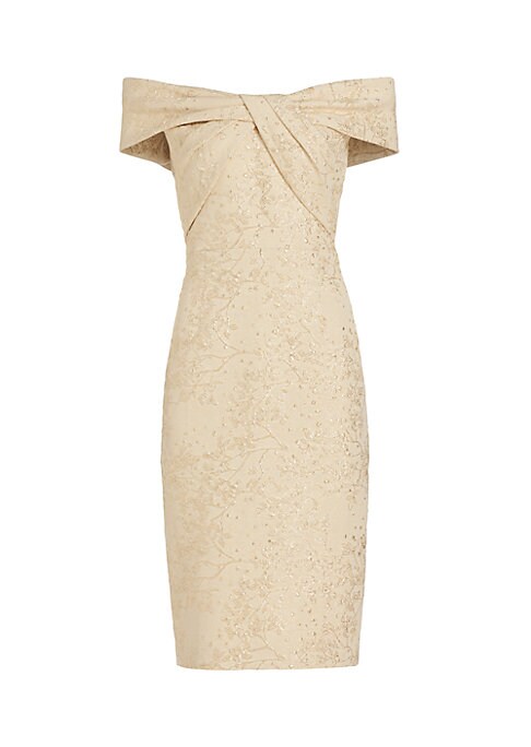 Glistening Twist Cocktail Dress
