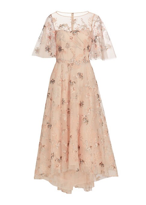 Glistening High-Low Dress