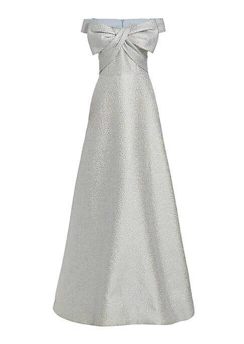 Dramatic Bow A-Line Dress