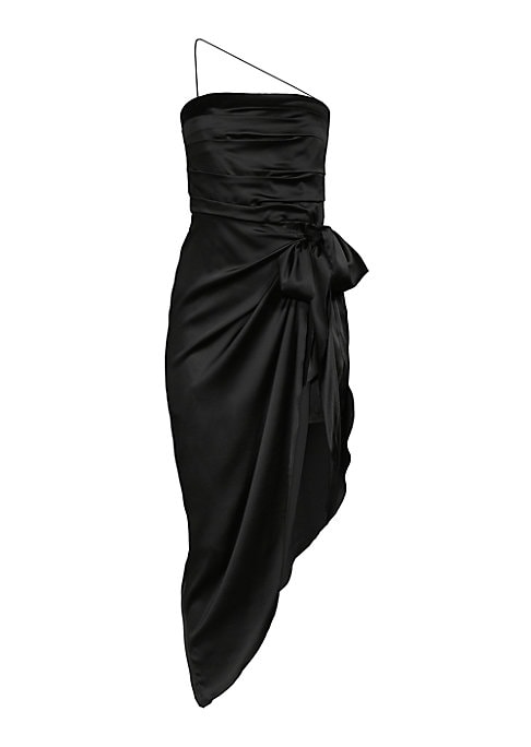 Asymmetrical Silk Elegance Dress