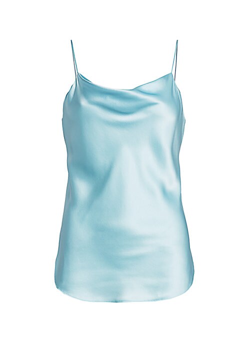 Silk Cowl Neck Top