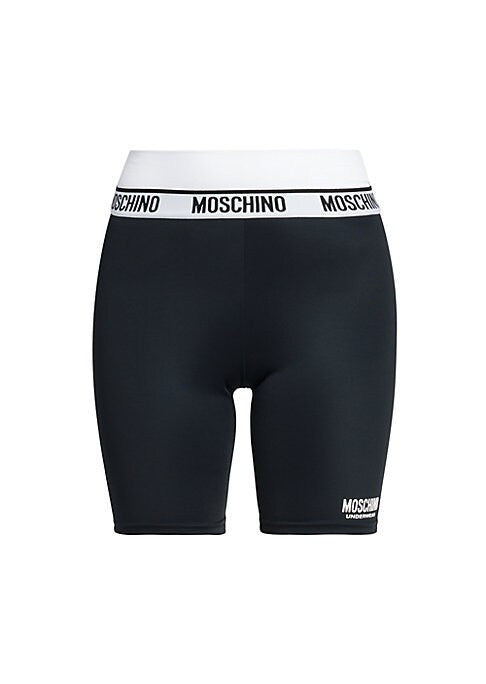 Logo Print Bike Shorts