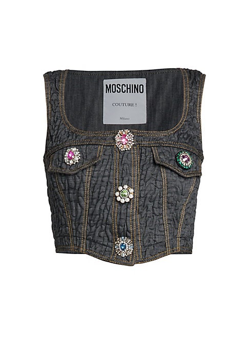 Chic Quilted Bustier Top