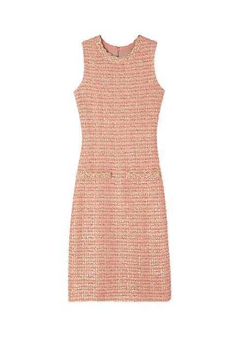 Lustrous Plaid Sequin Dress