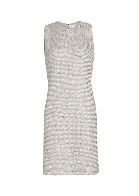 Copper Sequin Shift Dress
