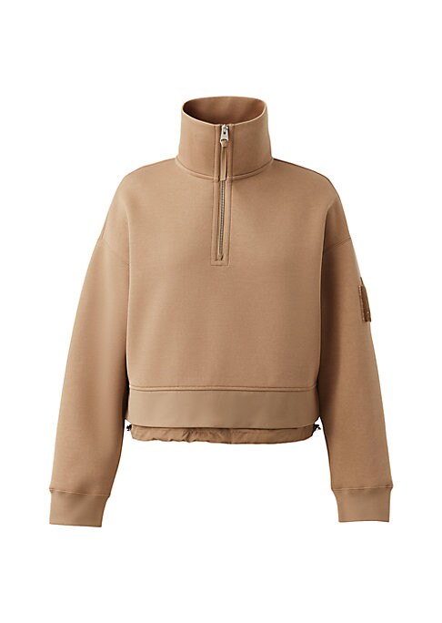 Cozy Layered Zip Pullover