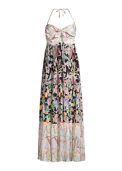 Jungle Vibes Halter Dress