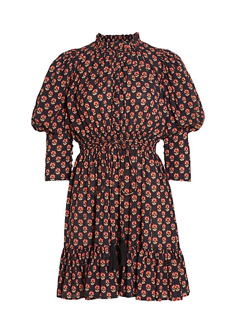 Floral Mutton Sleeve Dress