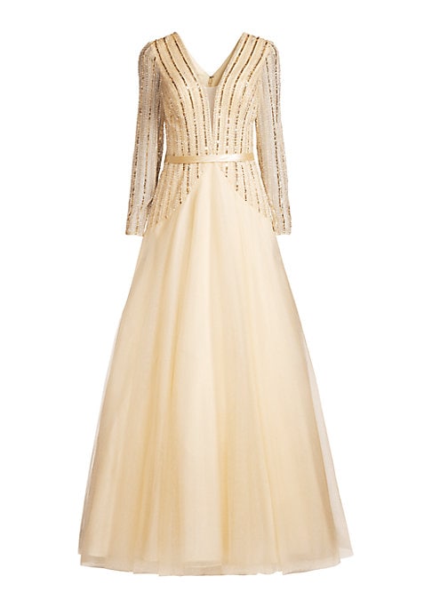 Glam Tulle Evening Dress