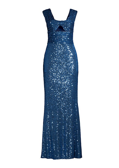 Glimmering Tulle Evening Gown