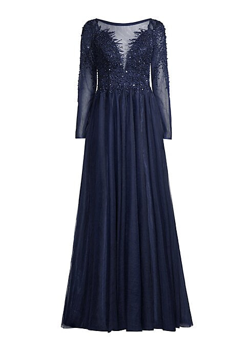 Elegant Embellished Tulle Dress
