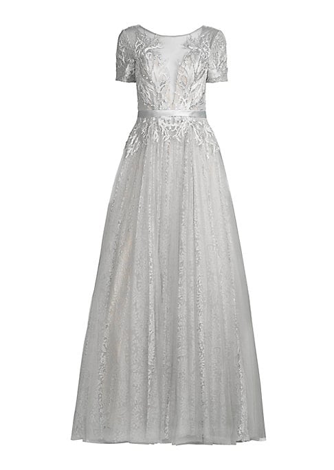 Glamorous Lace Evening Gown