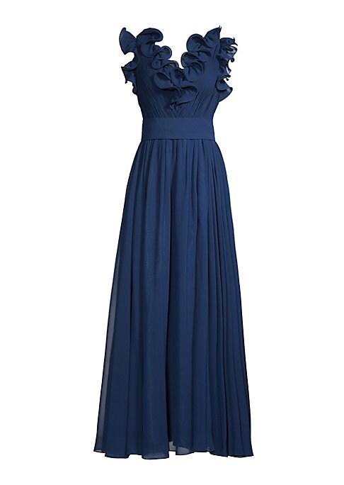 Chiffon Ruffle Elegance