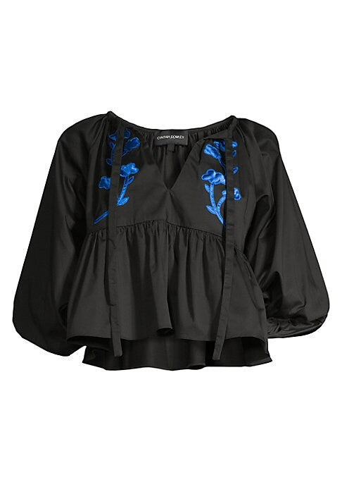 Floral Puff Sleeve Top