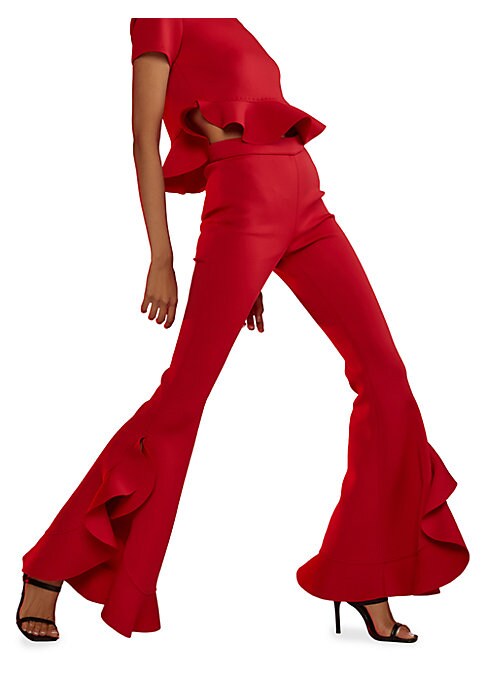 Satin Flare Elegance Pants
