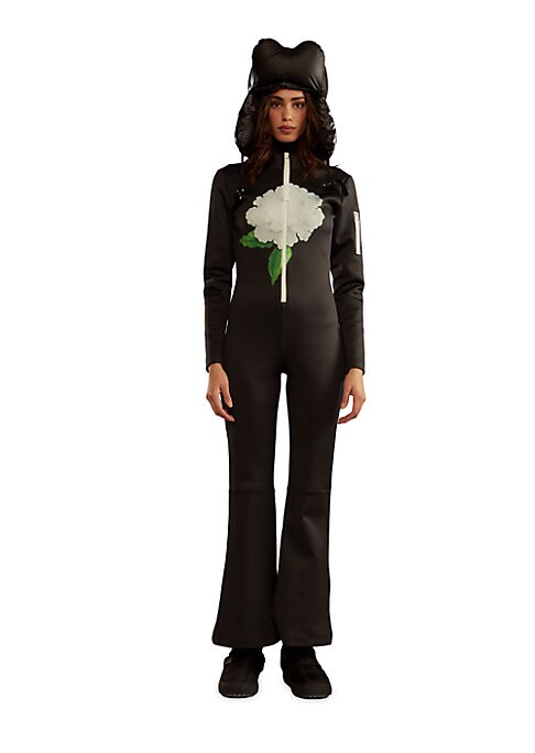 Floral Print Ski Jumpsuit