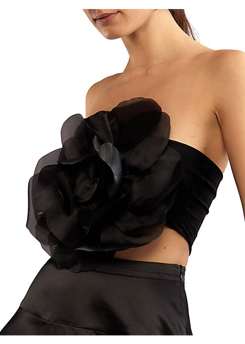 Floral Strapless Top