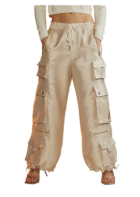 Shimmering Utility Pants