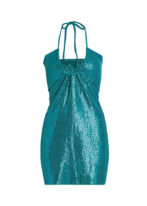 Glimmering Cut-Out Dress