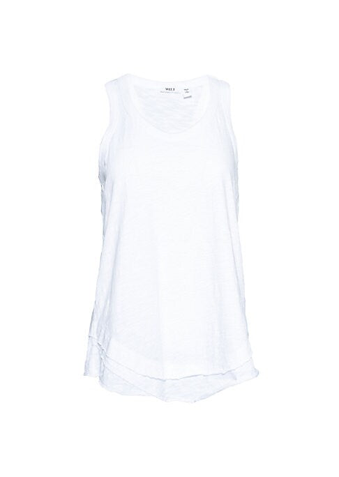 Raw Edge Slub Tank