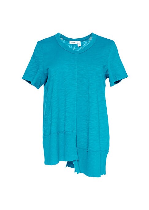 Rib Hem Slub Tee