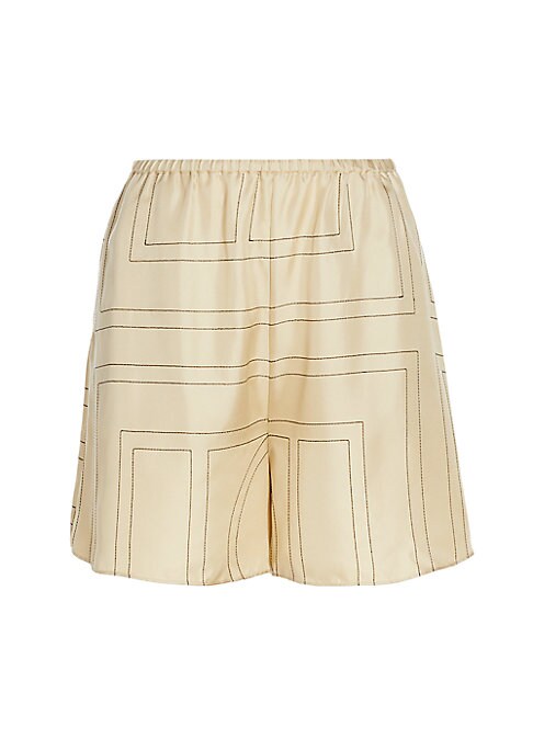 Silk Logo Lounge Shorts