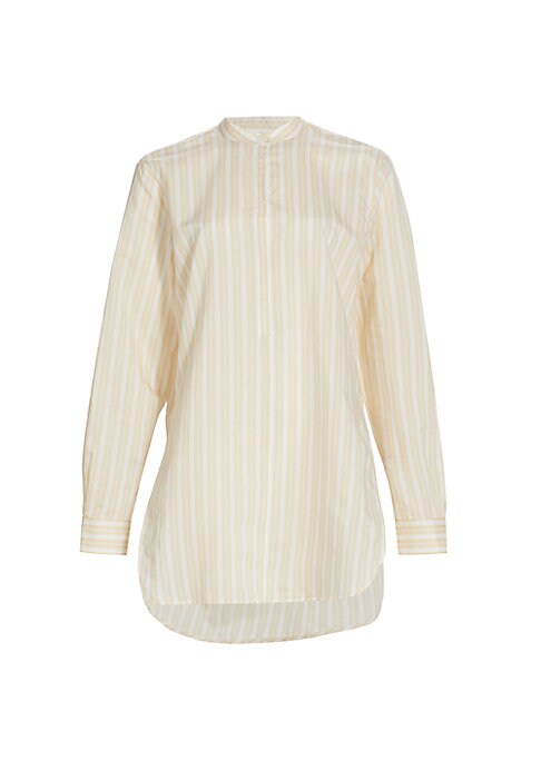 Silk Blend Striped Top