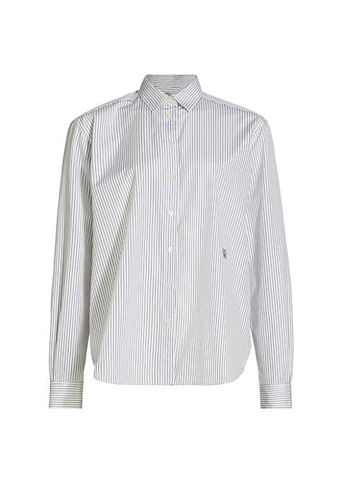 Chic Striped Button-Up